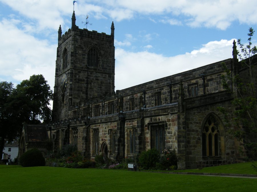 Skipton castle church, North Yorkshire